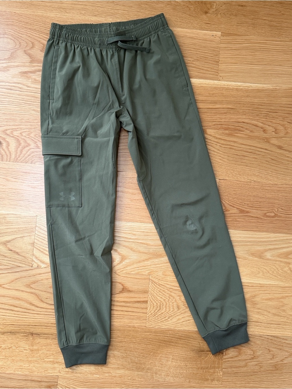 Under Armour Boys’ Olive Green Athletic Cargo Jogger Pants